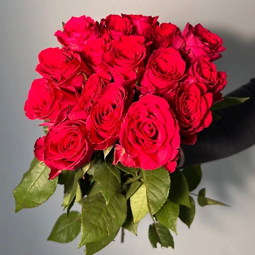 Букет живых цветов ЦВЕТЫ ДЛЯ ВАС Букет из 21 розовых роз (Кения)